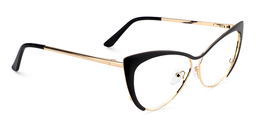 Ellen Cateye Black Glasses1