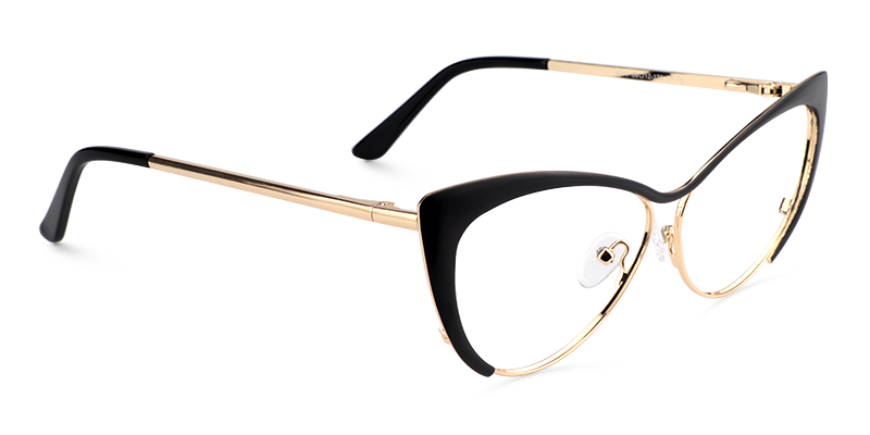 Ellen Cateye Black Glasses | Zeelool Glasses2