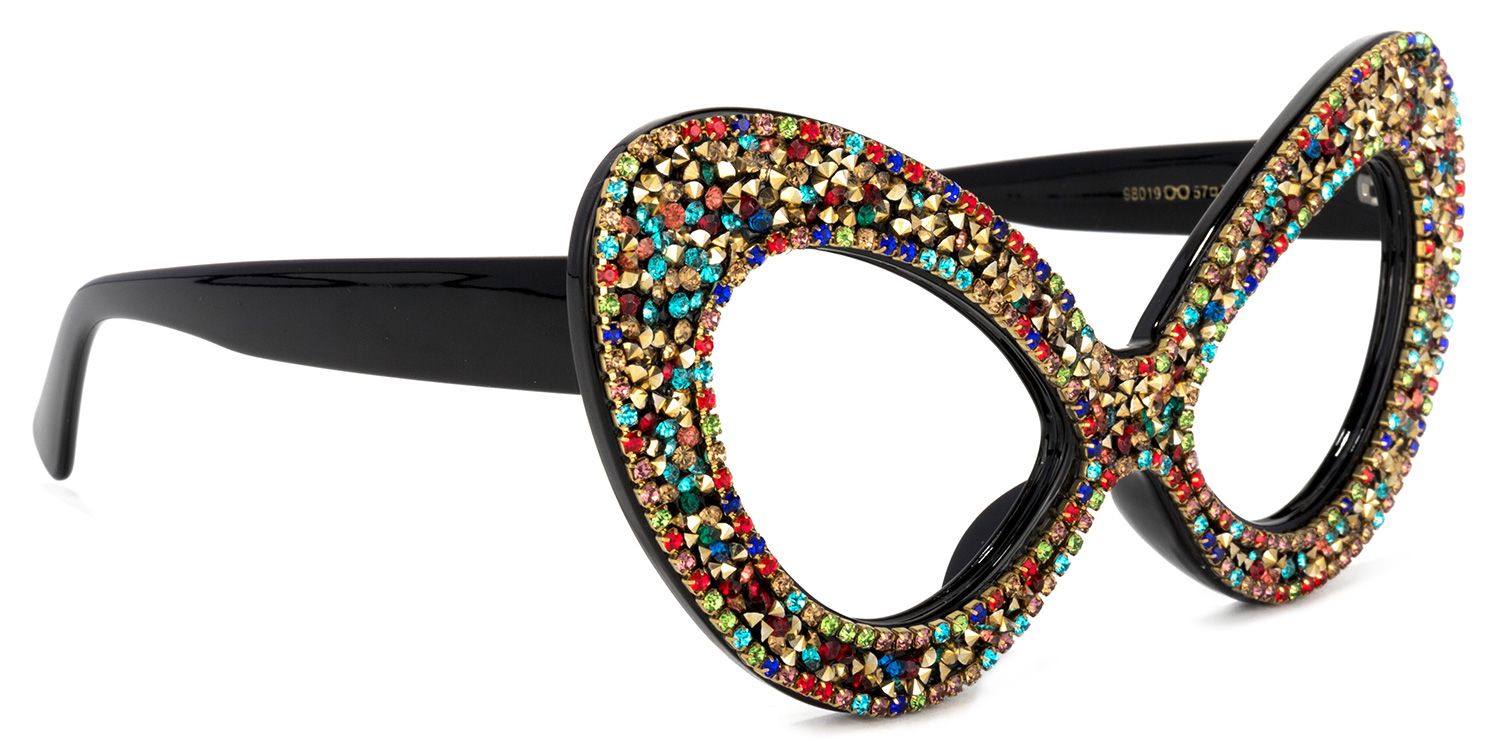 Poppy Cateye Colorful Glasses | Zeelool Glasses2