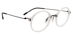 Olga Round White Glasses2