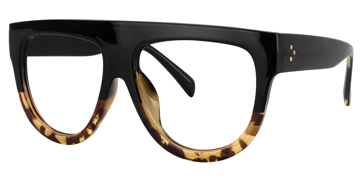 Jay Black Dark Tortoise Eyeglasses | Zeelool Optical2
