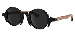 Charlie Round Black Sunglasses1
