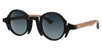 Charlie Round Black Sunglasses1