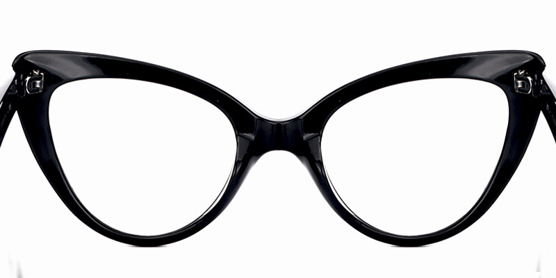 Cat Eye Black Glasses | Zeelool Eyeglass Frames5