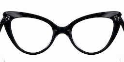 Kristin Cat Eye Black Glasses5