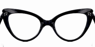 Kristin Cat Eye Black Glasses5