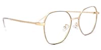 Perry Geometric Black-Gold Glasses2