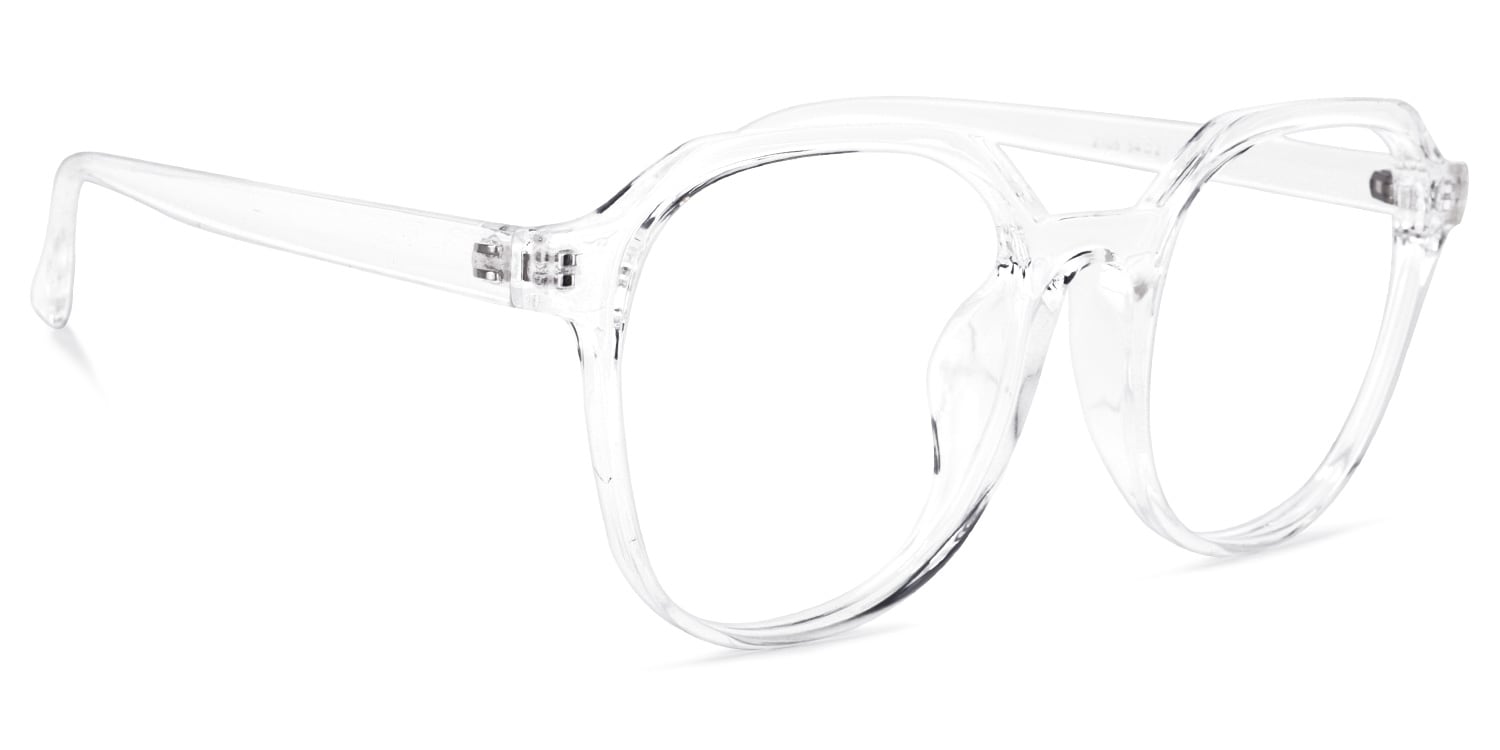 Quinton Square Crystal Glasses | Zeelool Glasses