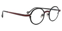 Tobey Round Black Glasses2
