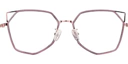 Aviva Geometric Light Purple Glasses4