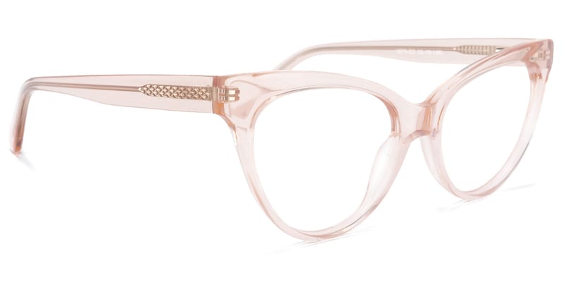 Cat Eye Champagne Glasses | Zeelool Glasses2