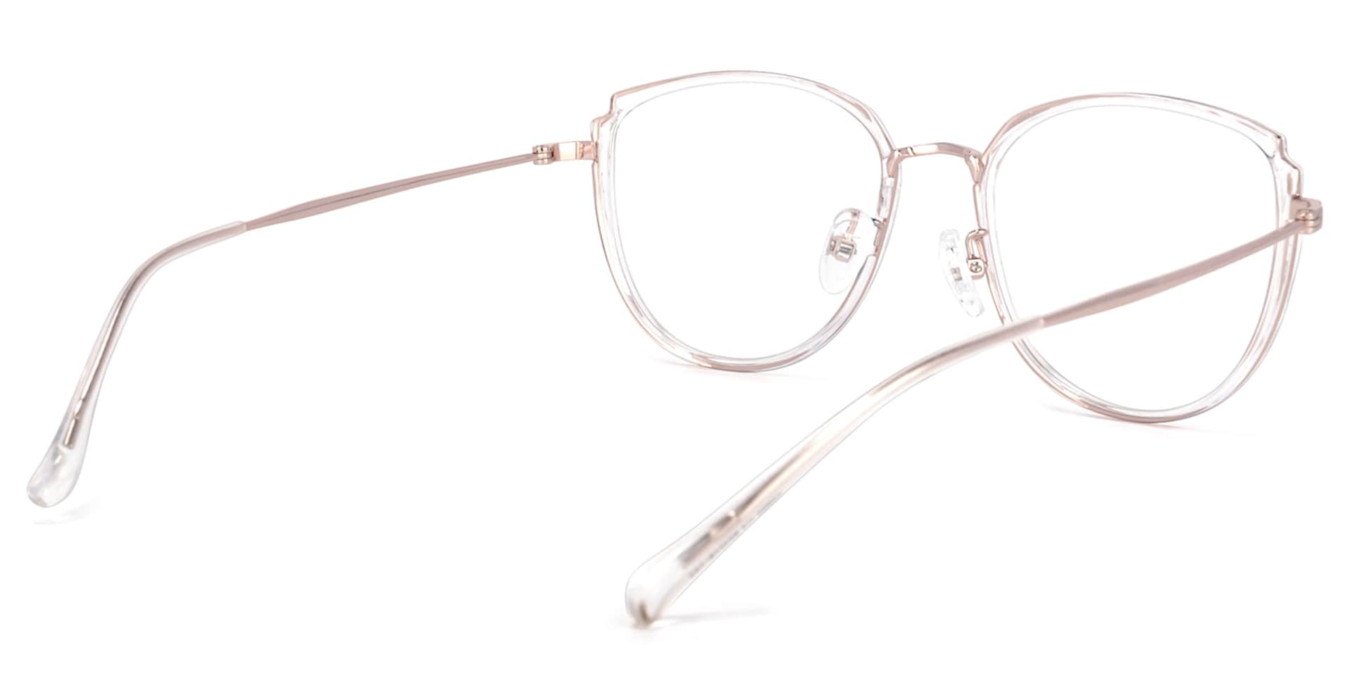 Reagan Cateye Crystal Glasses | Zeelool Glasses4