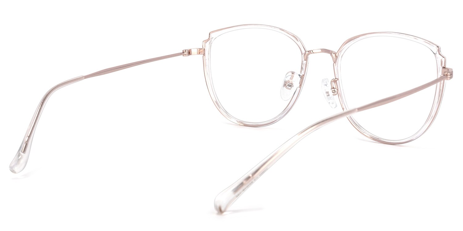 Reagan Cateye Crystal Glasses | Zeelool Glasses4