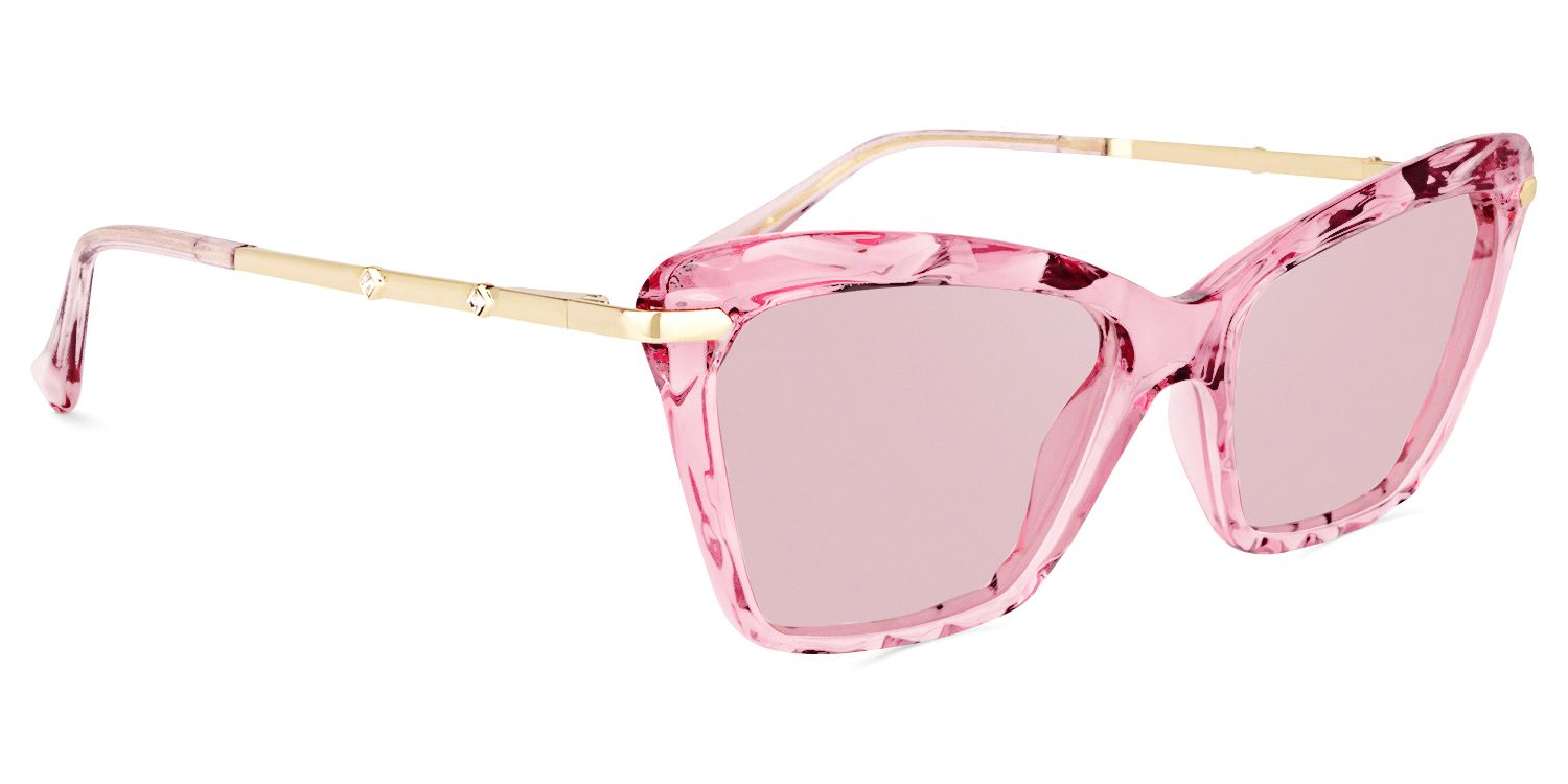 Juliet Cateye Pink Sunglasses | Zeelool Glasses2