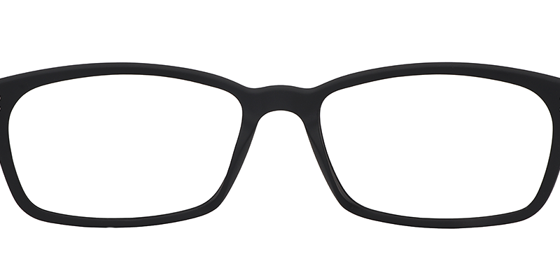 Lacy Rectangle Black Red Sports Glasses | Zeelool Glasses2