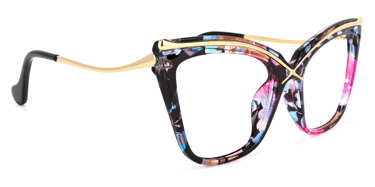 Winston Butterfly Floral Glasses | Zeelool Glasses2