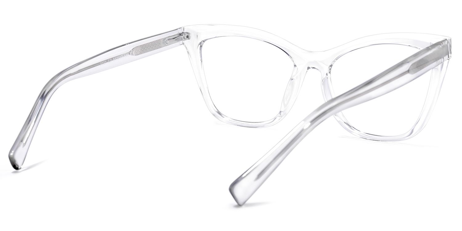 Raegan Cateye Crystal Glasses | Zeelool Glasses4