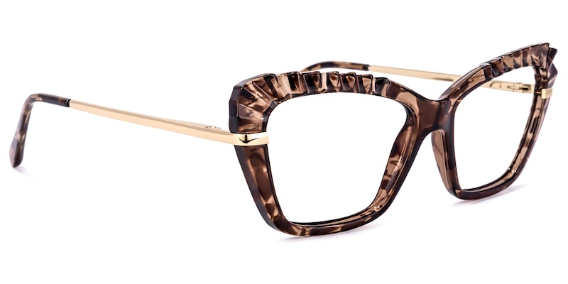 Sophie Cateye Floral Glasses | Zeelool Glasses2