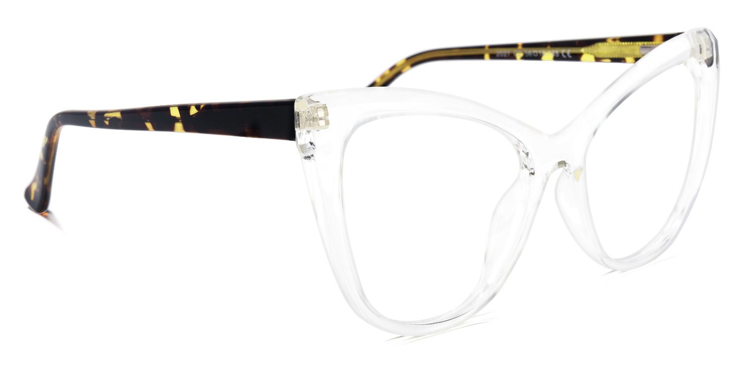 Shelby Cateye Clear Glasses | Zeelool Glasses2