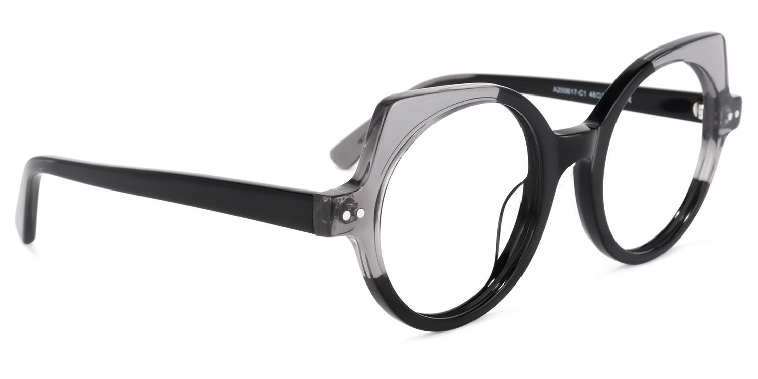 Gilbert Cateye Black Glasses | Zeelool Glasses2
