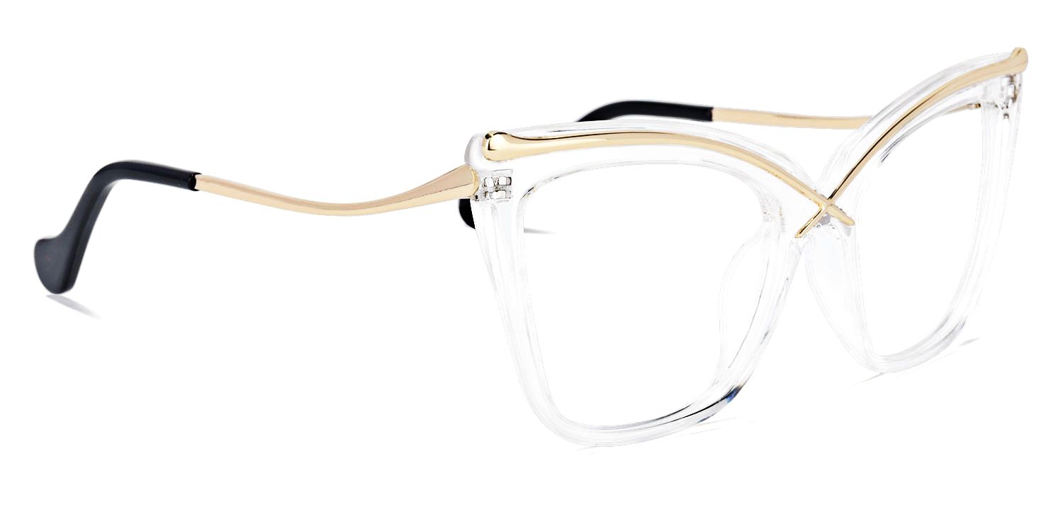 Winston Butterfly Clear Frame Glasses | Zeelool Optical2