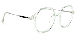 Tanner Geometric Light-Green Glasses2