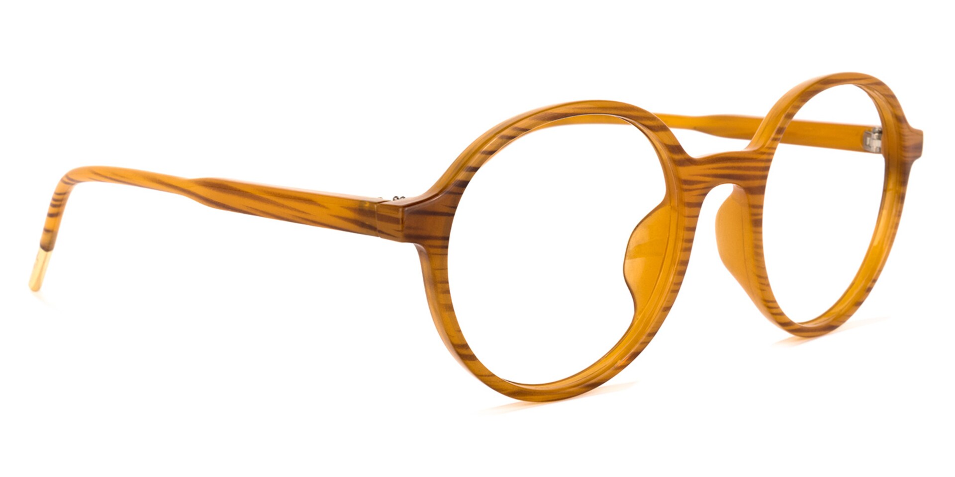 Tomas Round Brown Glasses | Zeelool Glasses2