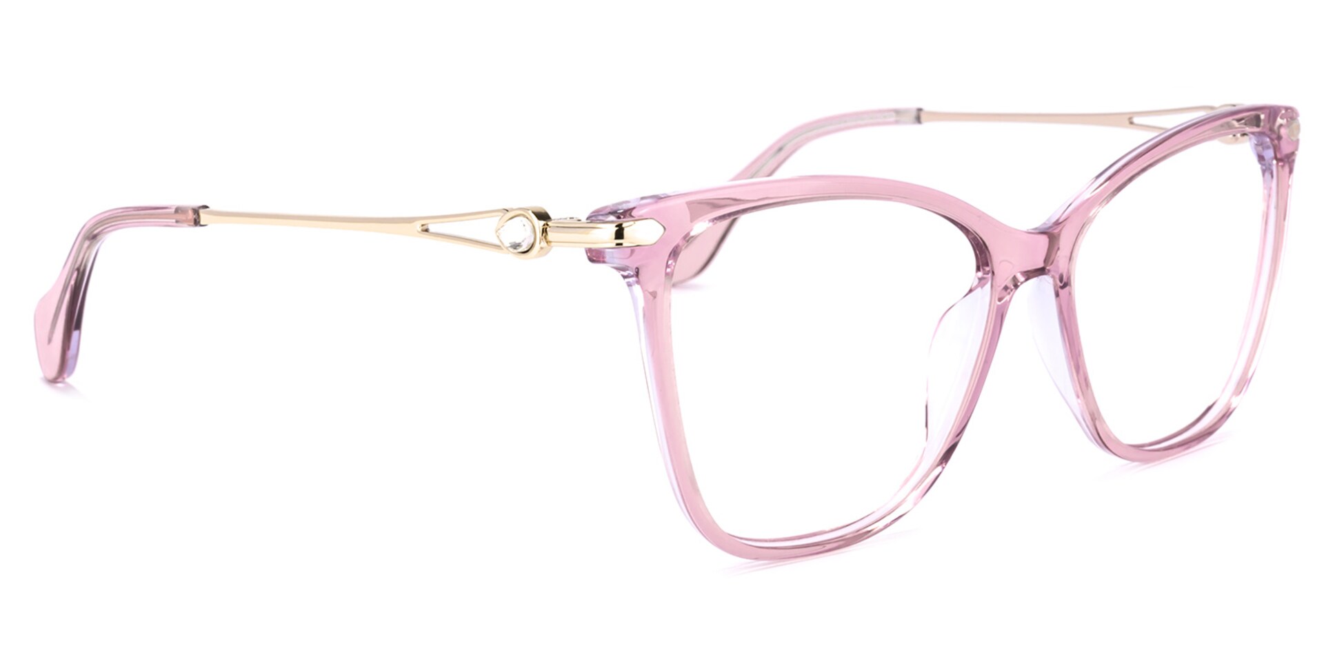 Westley Butterfly Pink Glasses | Zeelool Glasses2