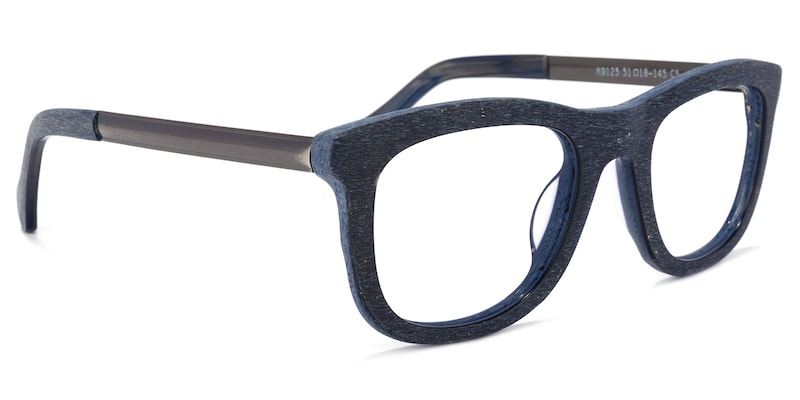 Wiley Square Dark-Gray Glasses | Zeelool Glasses2