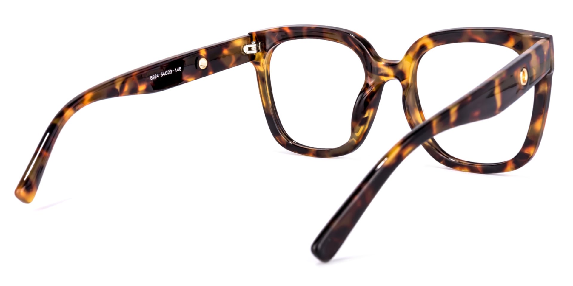 Wolfgang Square Tortoise Glasses | Zeelool Glasses4