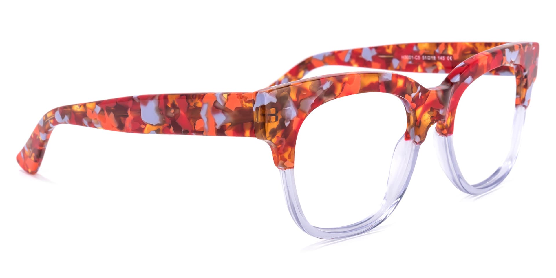 Yessenia Square Purple Glasses | Zeelool Glasses2