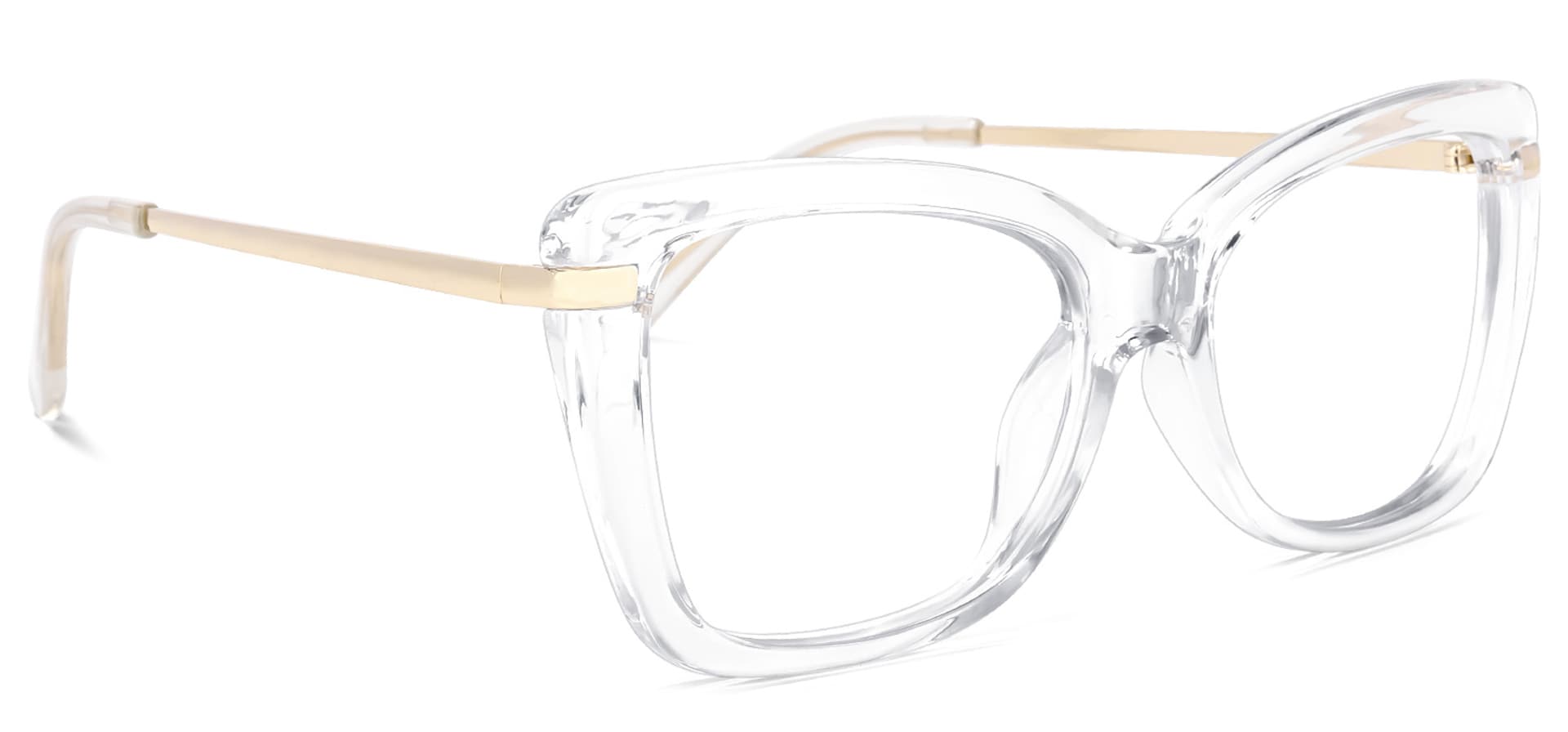 Yulia Cateye Crystal Glasses | Zeelool Glasses2