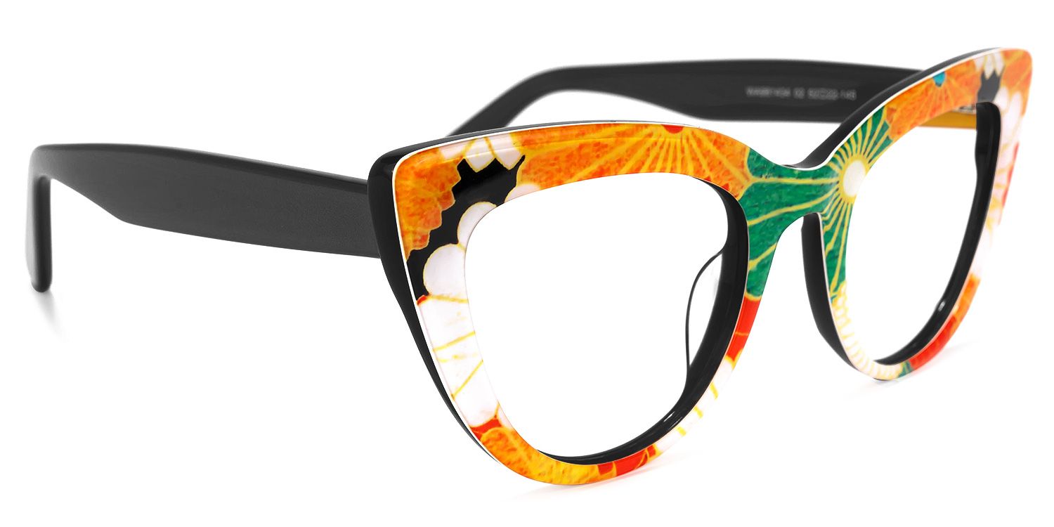 Makie Cateye Black Glasses | Zeelool Glasses2