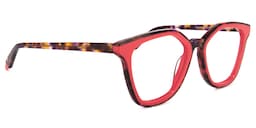 Yannick Square Red Glasses2