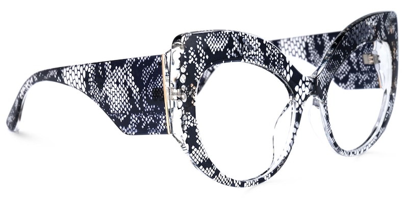 Kait Cat-eye Black Glasses | Zeelool Glasses2