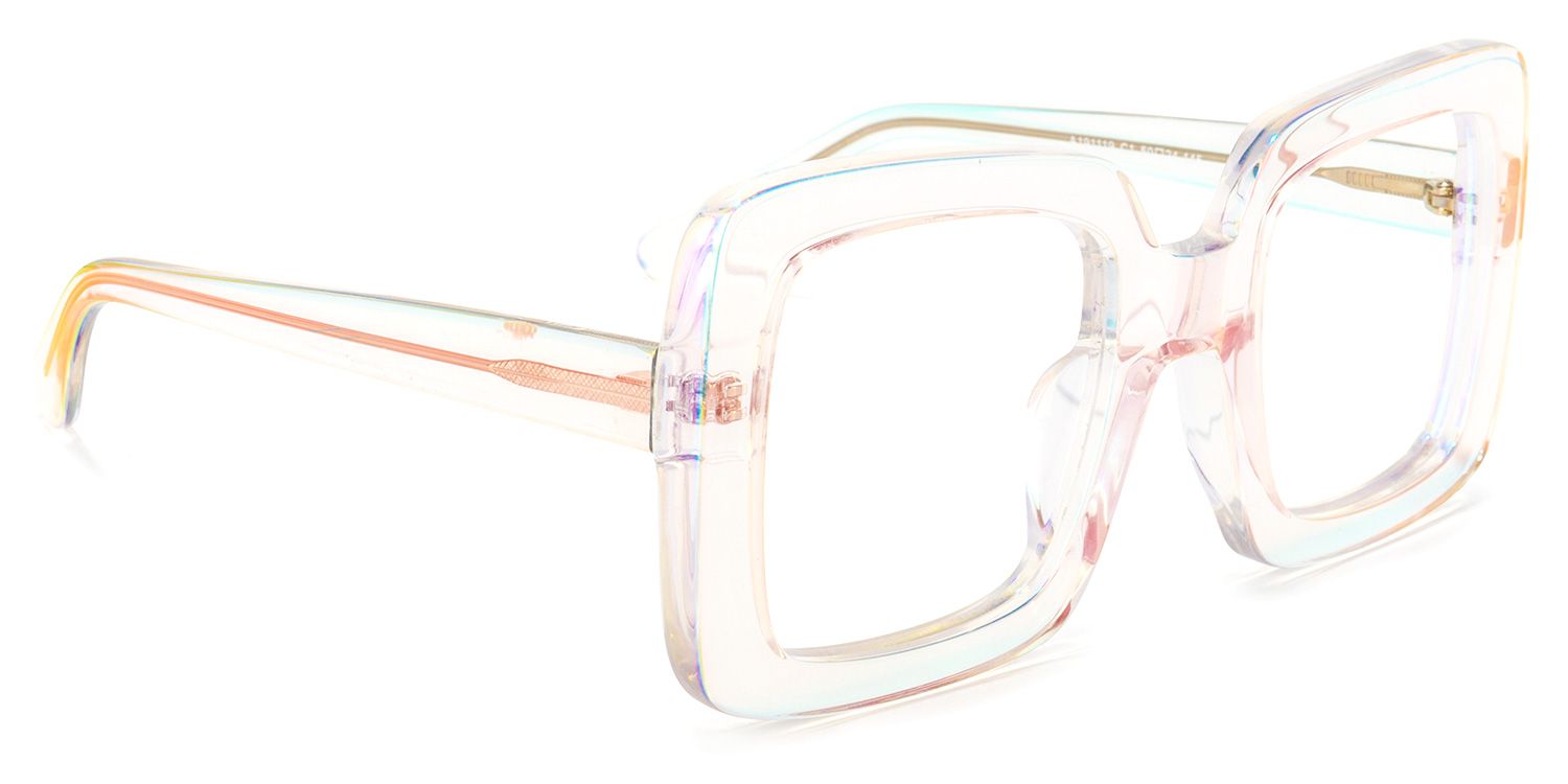 Willie Square Clear Glasses | Zeelool Glasses2