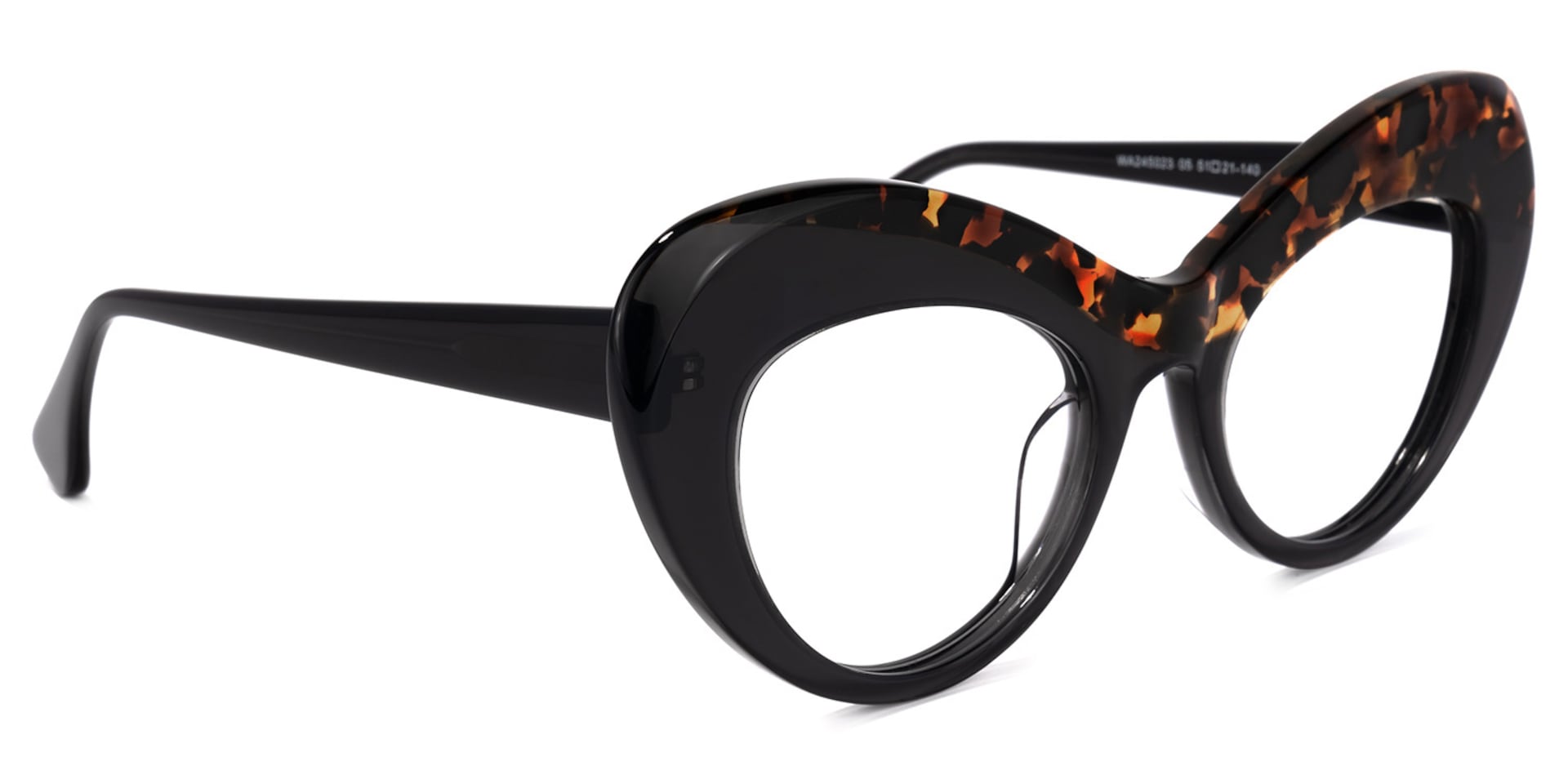 Bellamy Cateye Black-Tortoise Glasses | Zeelool Glasses1