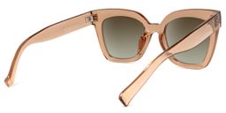 Malcolm Square Beige-Clear Sunglasses3