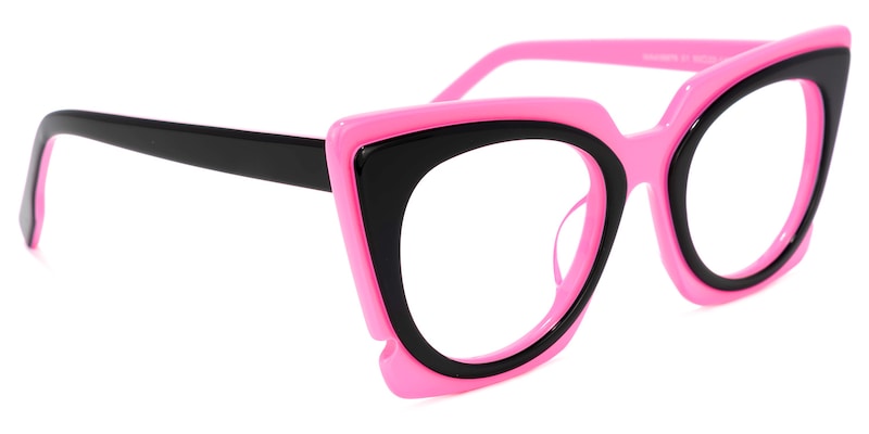 Wingate Cateye Pink Glasses | Zeelool Glasses2