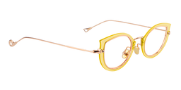Alice Cat Eye Yellow Glasses3