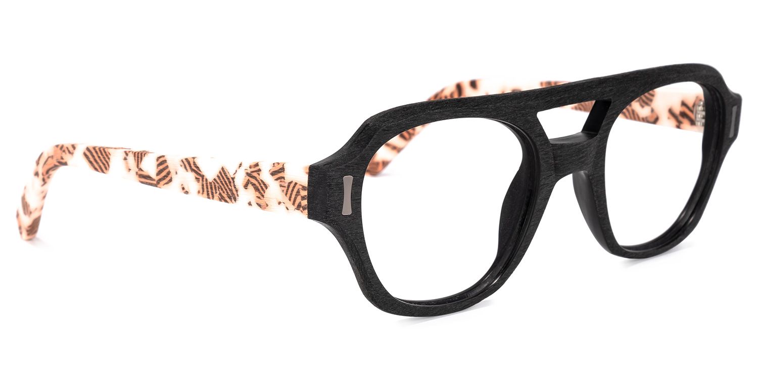 Cordero Round Black Glasses | Zeelool Glasses2