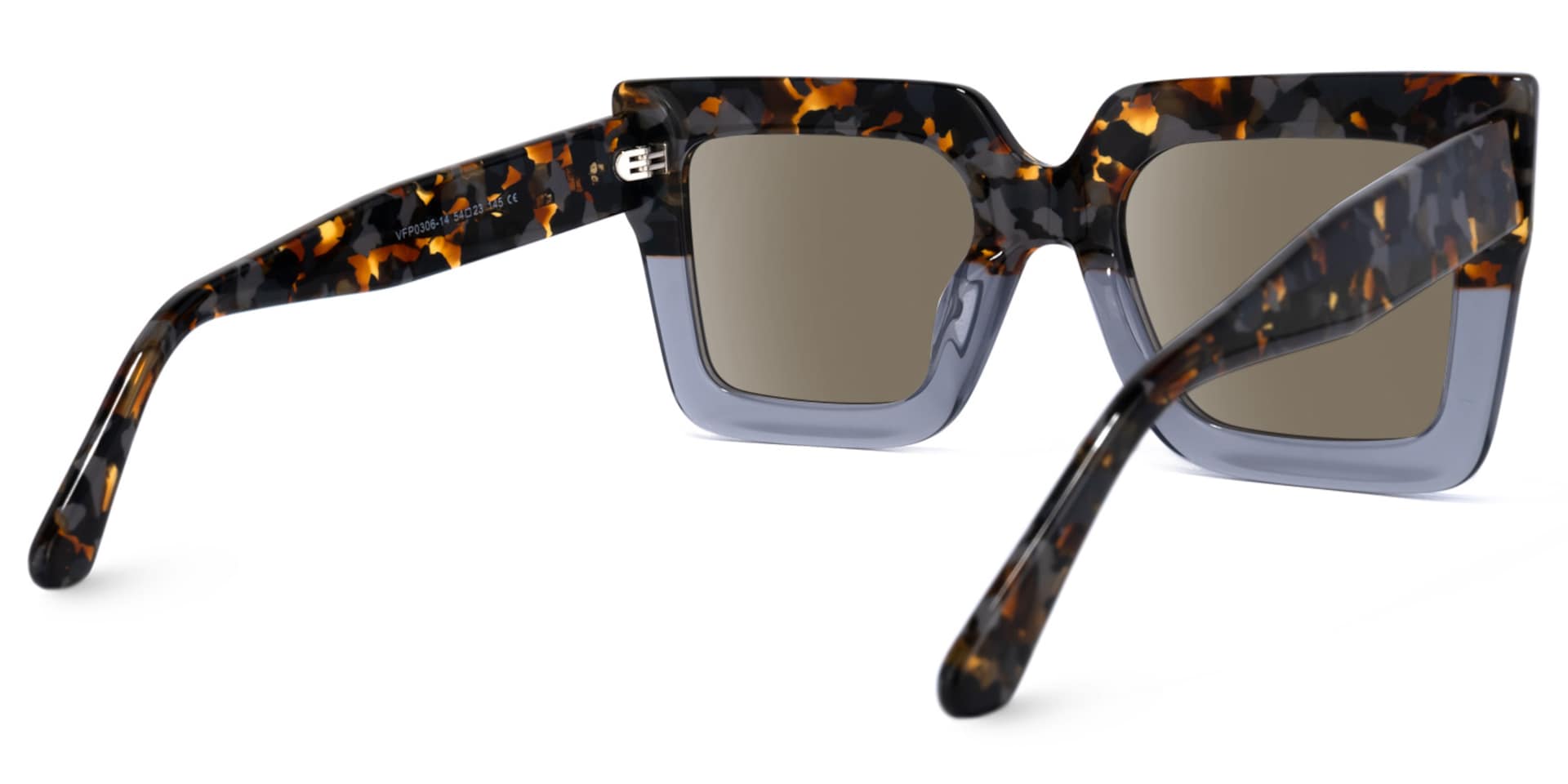 Brandon Square Gray Sunglasses | Zeelool Glasses3