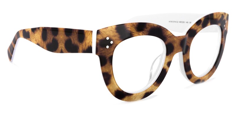 Torres Cateye Brown-Leopard Glasses | Zeelool Glasses2