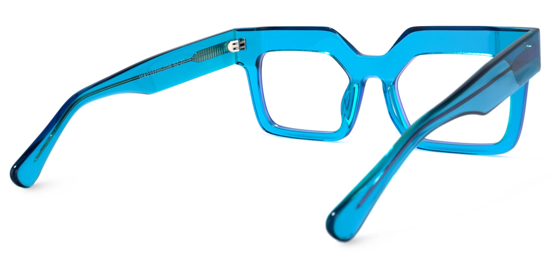 Rosado Rectangle Blue Glasses | Zeelool Glasses4