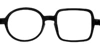 Tony Asymmetric Black Glasses 2