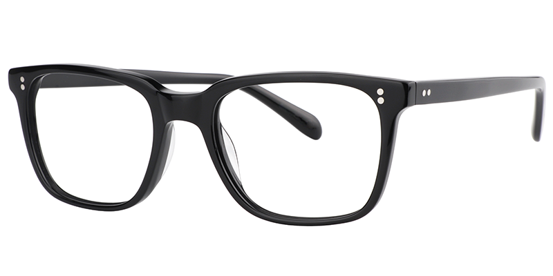 Lamont Rectangle Black Eyeglasses and Glasses Frames3