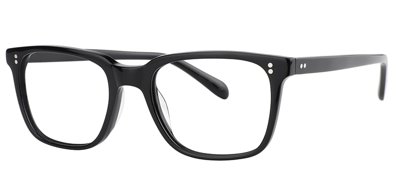 Lamont Rectangle Black Glasses3