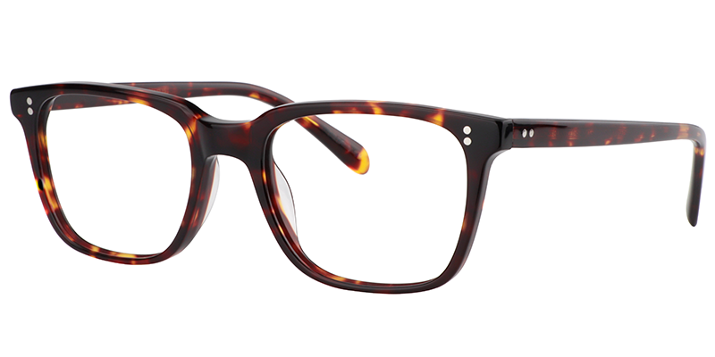 Lamont Rectangle Tortoise Frame Glasses | Zeelool2