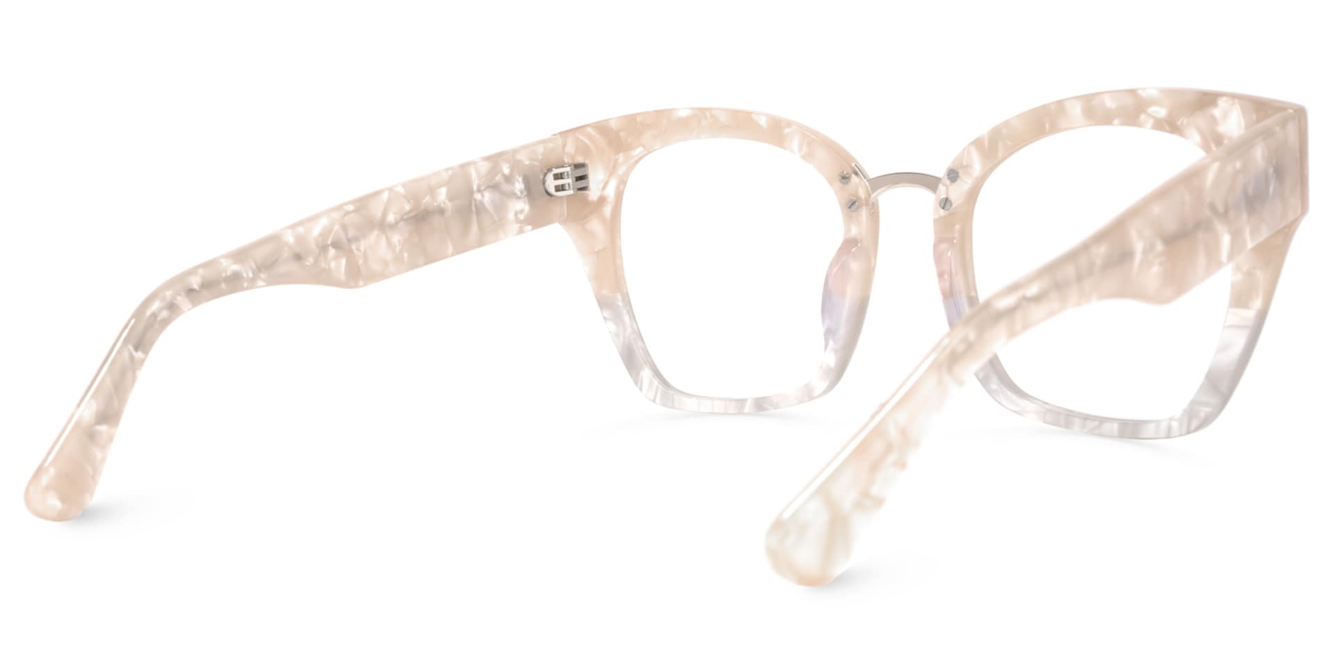 Denis Cat Eye Two-Tone Glasses | Zeelool Glasses4