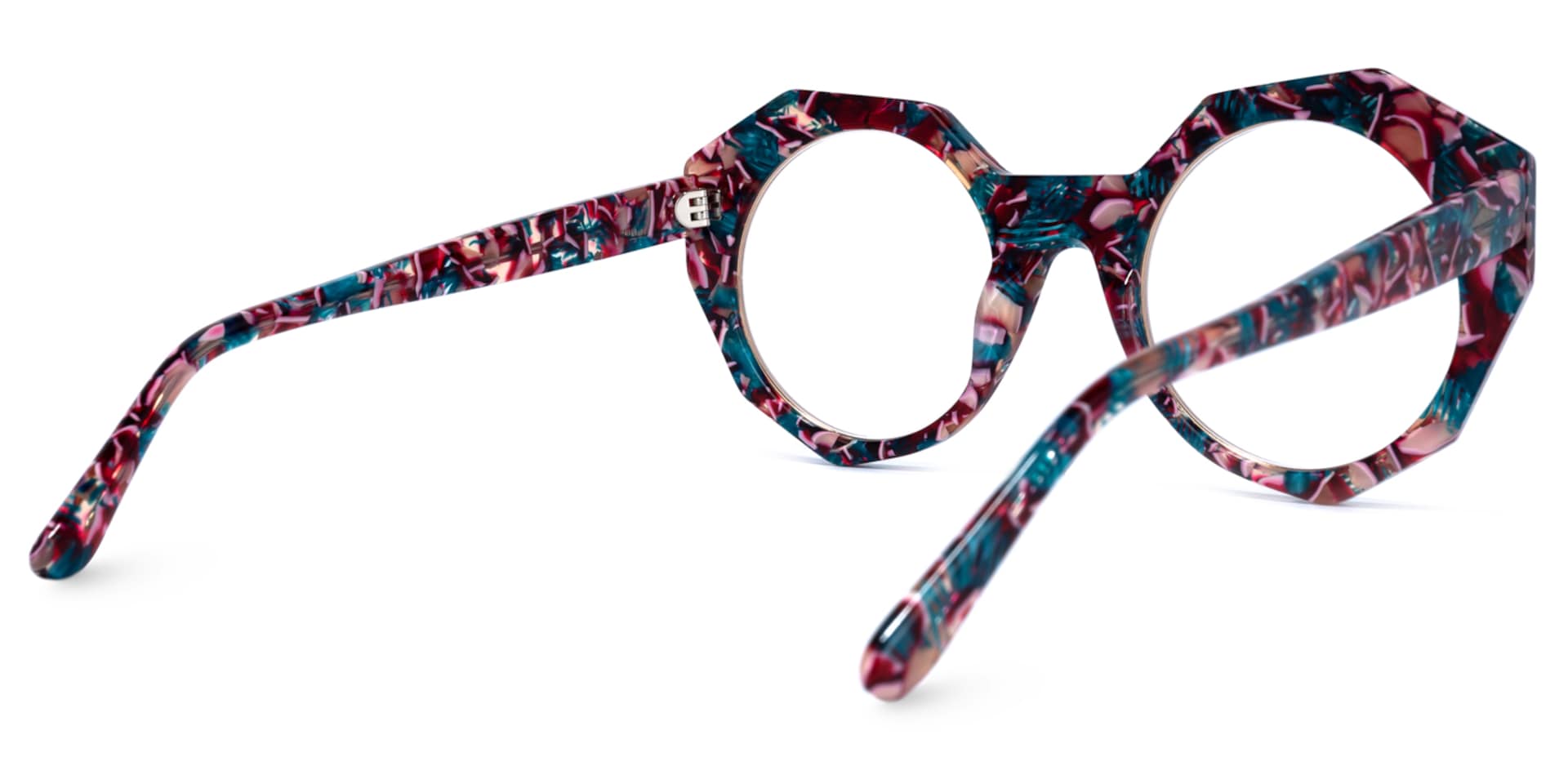 Bogar Geometric Floral Glasses | Zeelool Glasses4